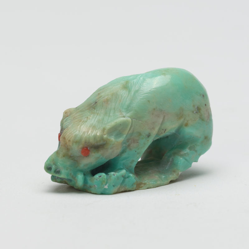 Derrick Kaamasee: Turquoise, Boar