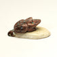 Gilbert Lonjose: Watermelon Serpentine, Frog on leaf