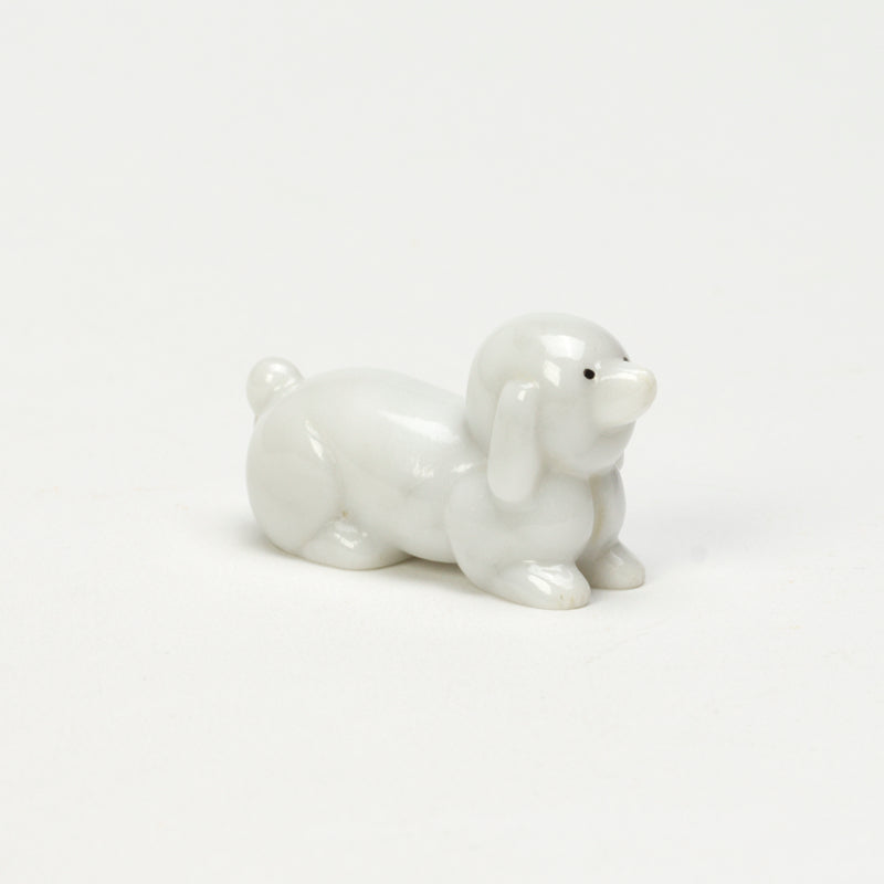 Clayton Panteah: White Marble, Poodle