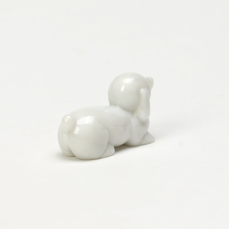 Clayton Panteah: White Marble, Poodle