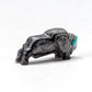 Raybert Kanteena: Grey/Black Picasso Marble, Buffalo with Turquoise Horns