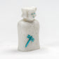 Clissa Martin: White Alabaster, Maiden With Turquoise Dragonfly