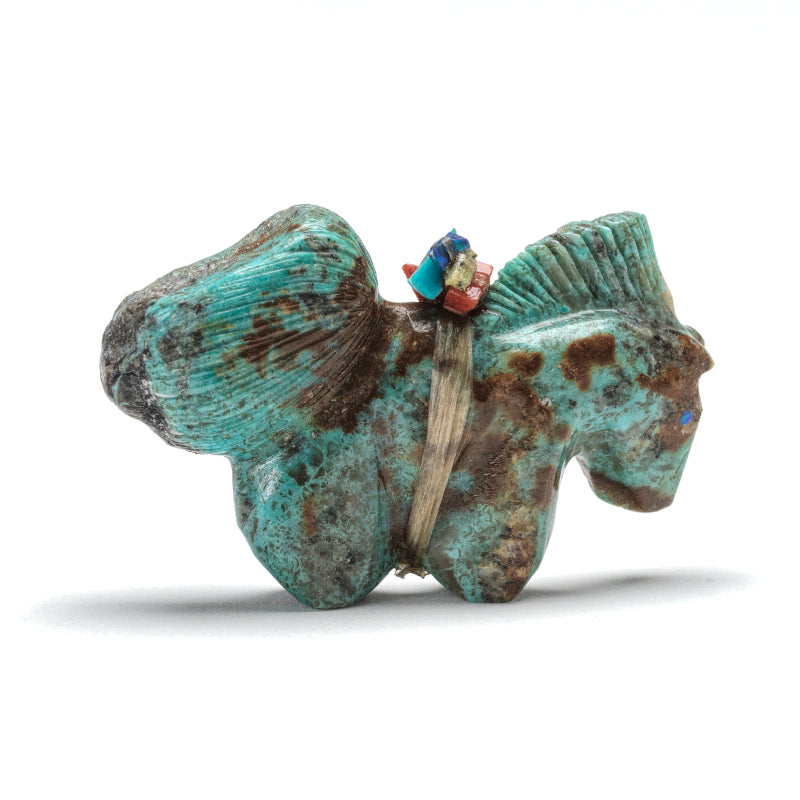 Daryl Shack: Turquoise, Horse With Bundle