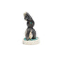 Stafford Chimoni: Picasso marble, Rabbit on antler base with turquoise