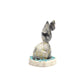 Stafford Chimoni: Picasso marble, Rabbit on antler base with turquoise