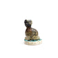 Stafford Chimoni: Picasso marble, Rabbit on antler base with turquoise