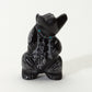 Adrian Cachini: Black Marble, Sgrafitto Standing Bear