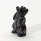 Adrian Cachini: Black Marble, Sgrafitto Standing Bear