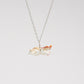 Dee Edaakie: Orange Spiny Oyster Shell, Bear Necklace