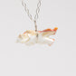 Dee Edaakie: Orange Spiny Oyster Shell, Bear Necklace