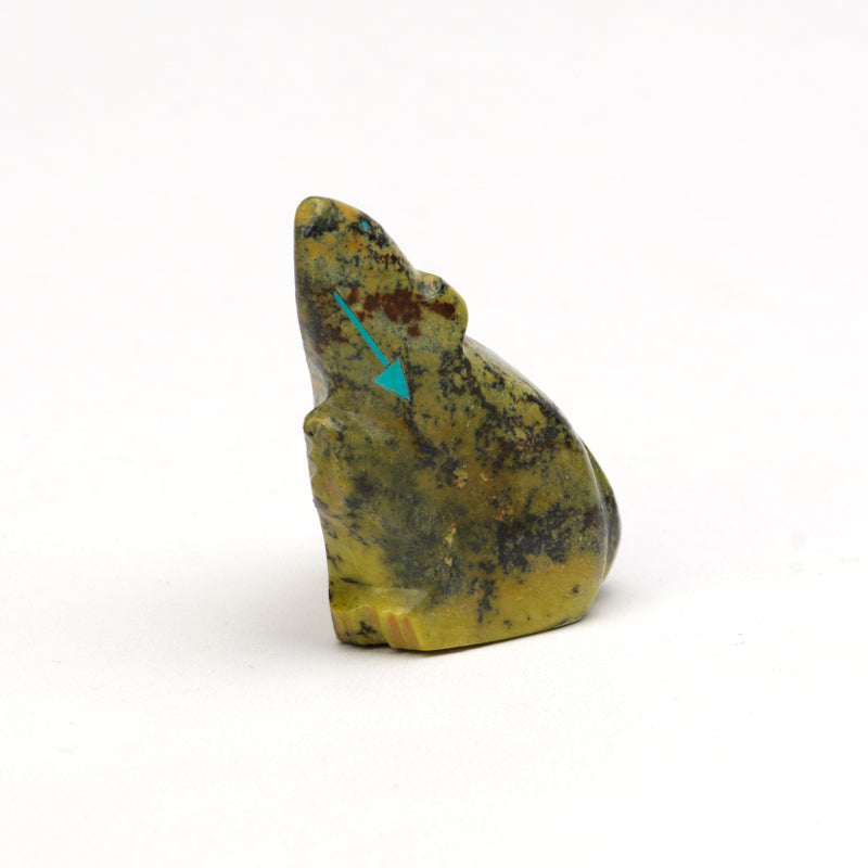 Abby Panteah: Serpentine, Squirrel with Turquoise heart line