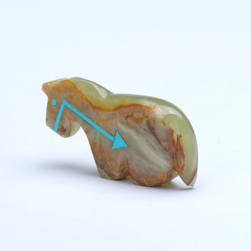 Bernard Laiwekate: Green Onyx, Horse