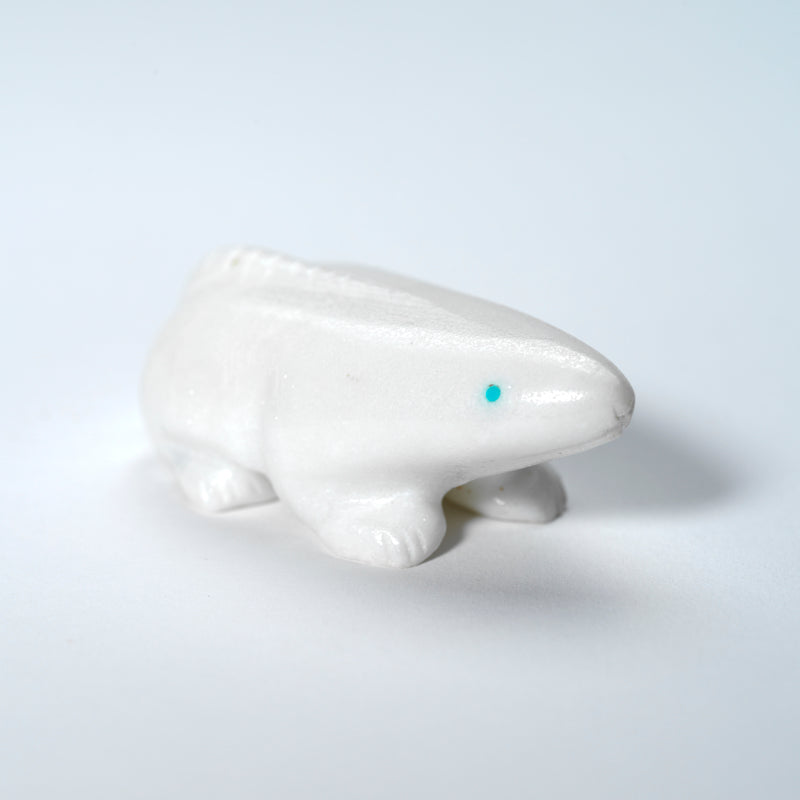 Nelson Yatsattie: White Marble, Large Mole