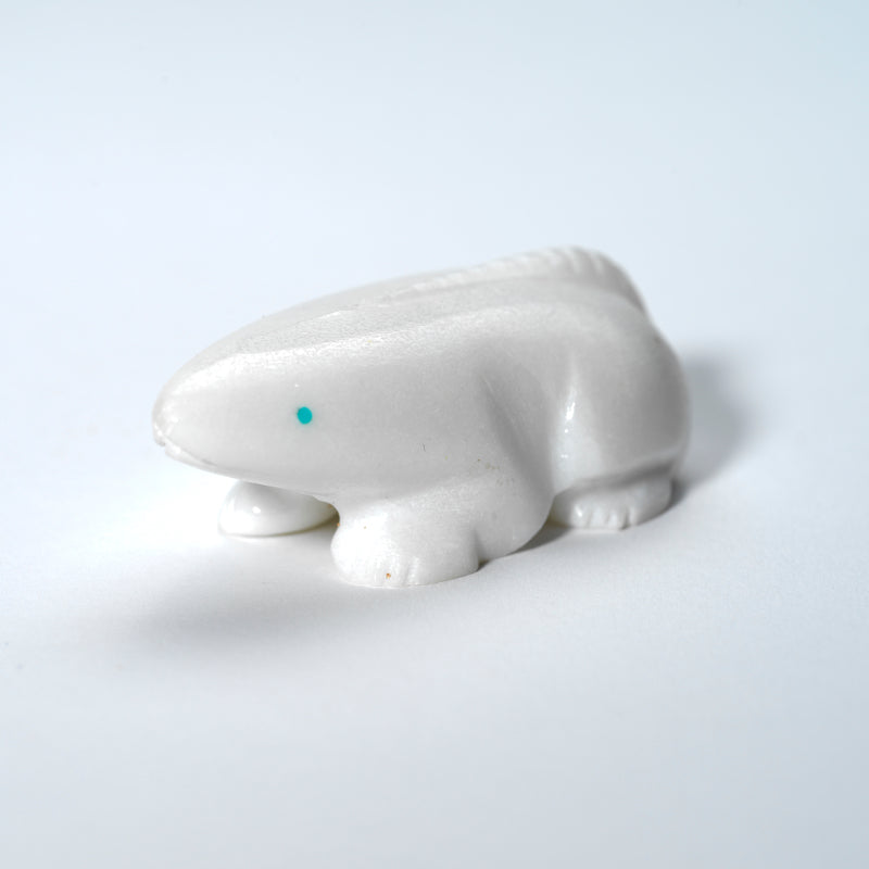 Nelson Yatsattie: White Marble, Large Mole