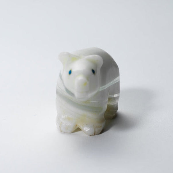 Alvin Lamy: White Glass, Pig