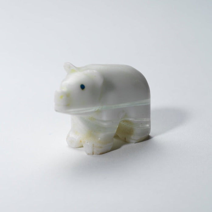 Alvin Lamy: White Glass, Pig