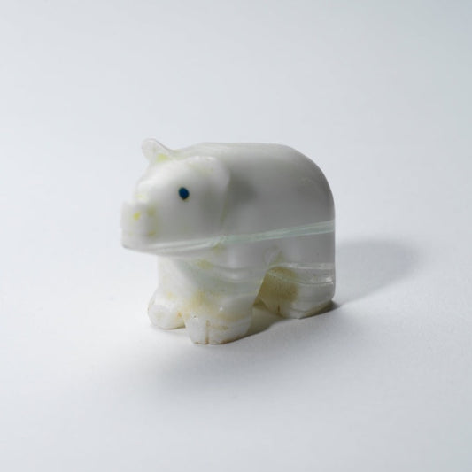 Alvin Lamy: White Glass, Pig