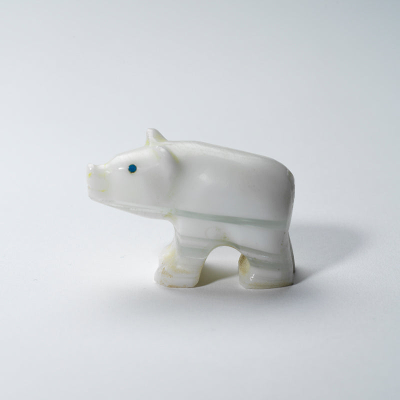 Alvin Lamy: White Glass, Pig