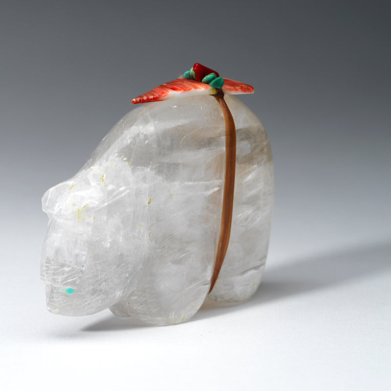 Evalena Boone: Selenite, Bear with Bundle