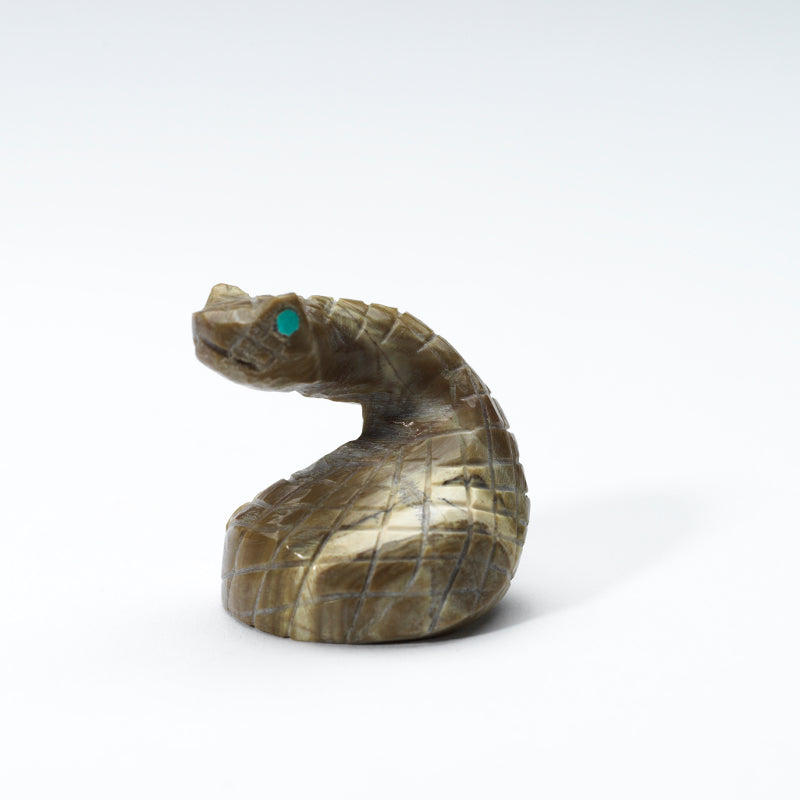 Kent Banteah (d): Picasso Marble, Coiled Rattlesnake