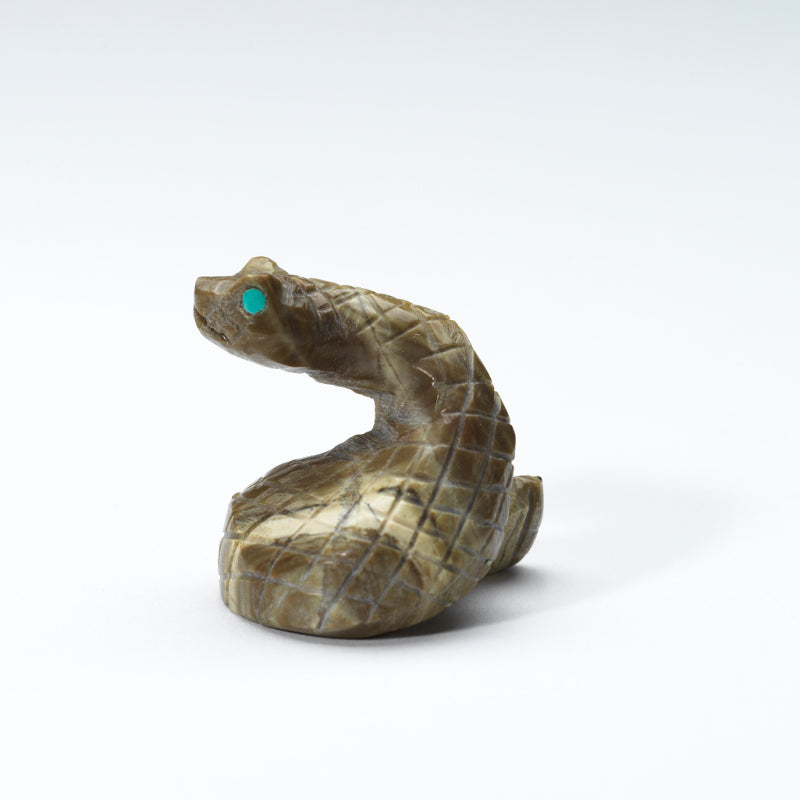 Kent Banteah (d): Picasso Marble, Coiled Rattlesnake