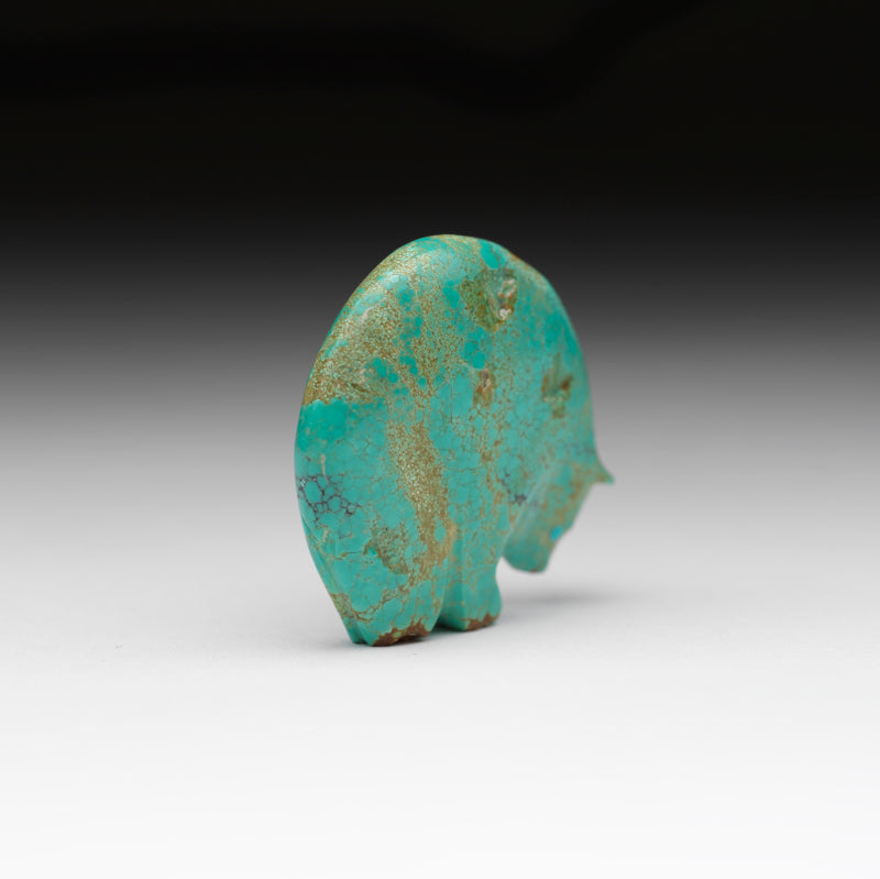 Stewart Quandelacy: Turquoise, Bear with Heartline