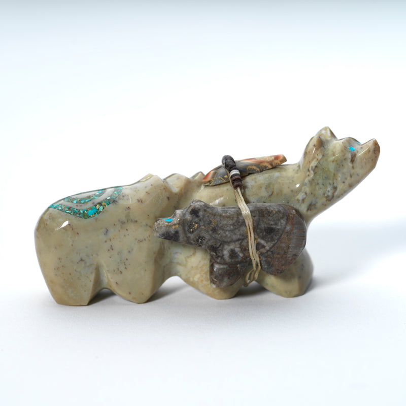 Jayne Quam: Serpentine & Turquoise Mosaic, Bear Family