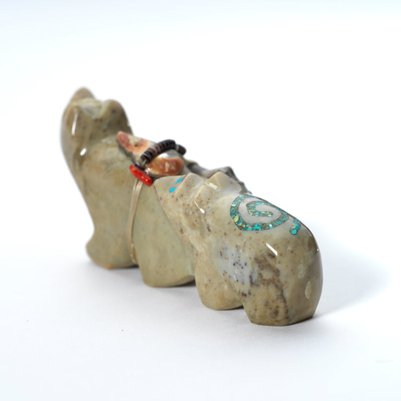 Jayne Quam: Serpentine & Turquoise Mosaic, Bear Family