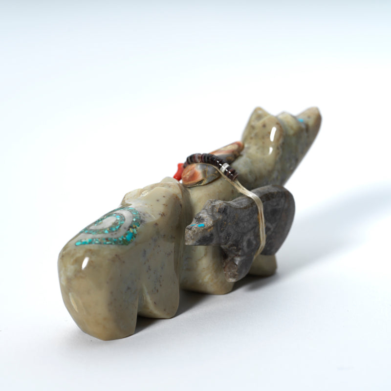 Jayne Quam: Serpentine & Turquoise Mosaic, Bear Family