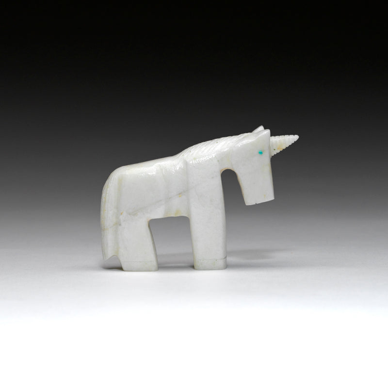 Fitz Kiyite: White Marble, Unicorn