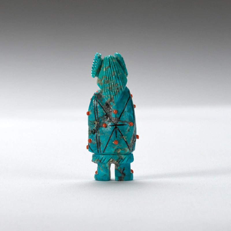 Claudia Peina: Turquoise, Maiden Grandmother Coral Inlay