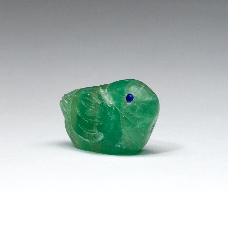 Kateri Q. Sanchez: Fluorite, Green  Bird