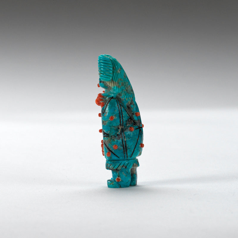 Claudia Peina: Turquoise, Maiden Grandmother Coral Inlay