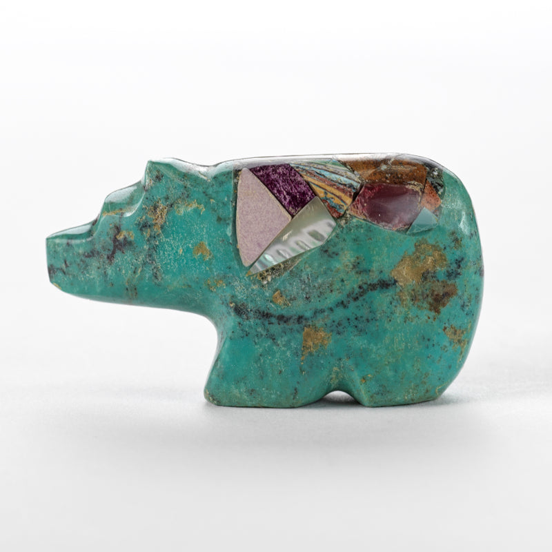 Jayne Quam: Turquoise, Bear  Mosaic Inlay