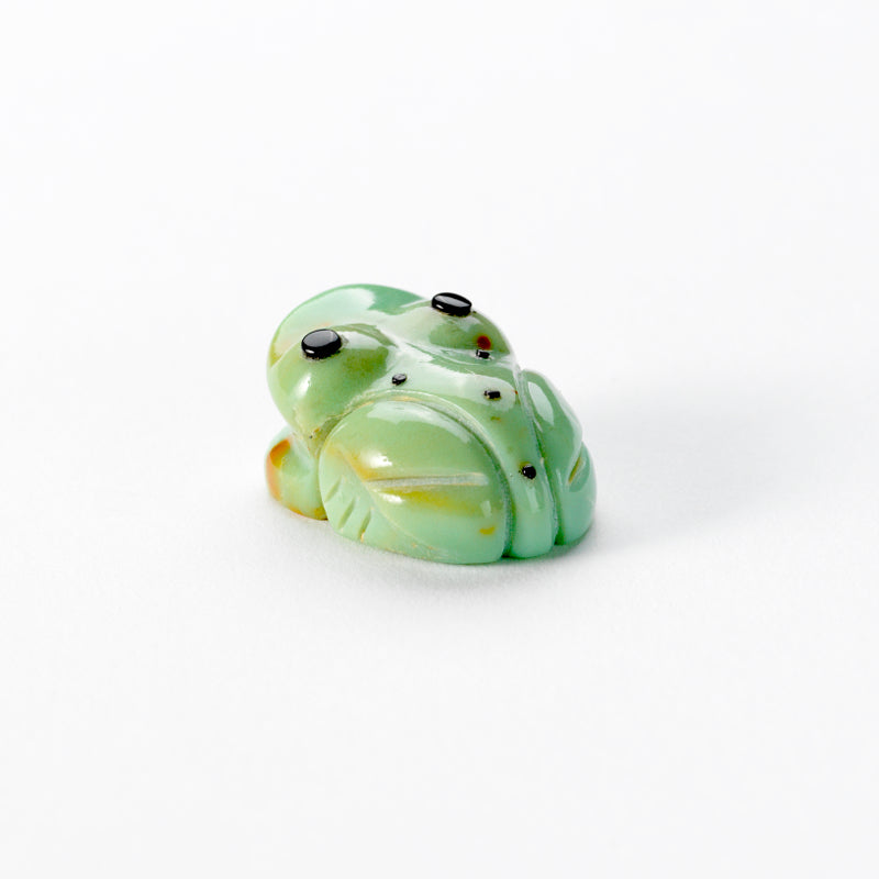 Georgette Quam: Variscite, Frog