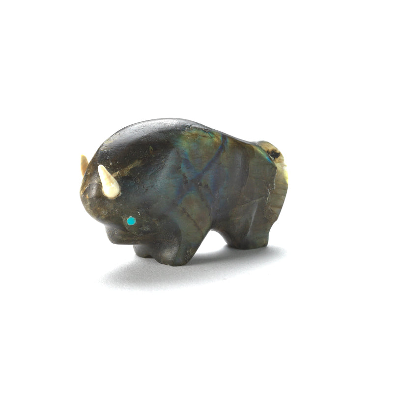 Lynn Quam: Labradorite, Bison