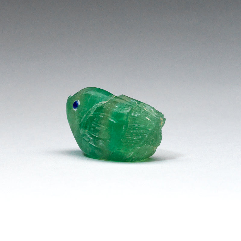 Kateri Q. Sanchez: Fluorite, Green  Bird