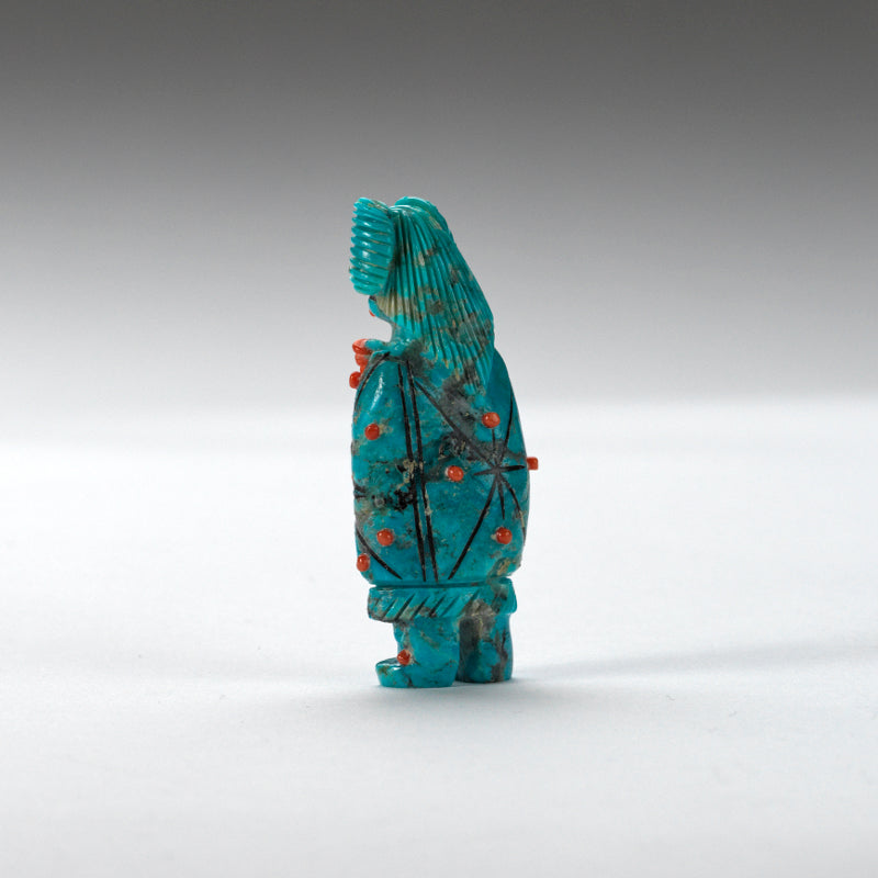 Claudia Peina: Turquoise, Maiden Grandmother Coral Inlay