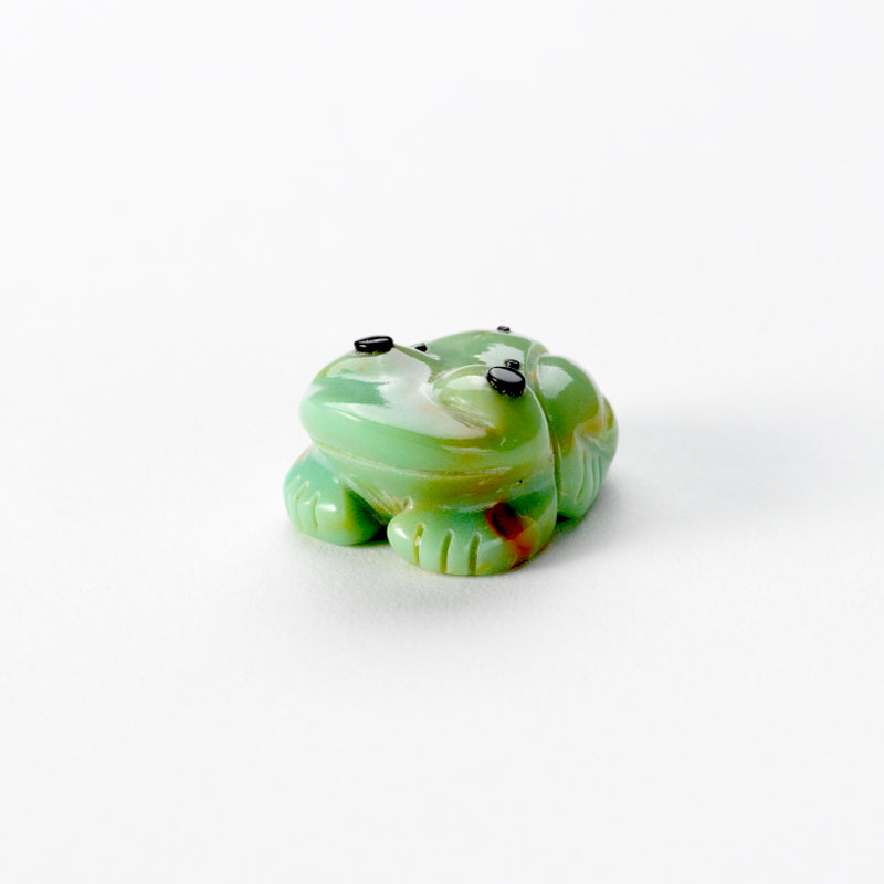 Georgette Quam: Variscite, Frog