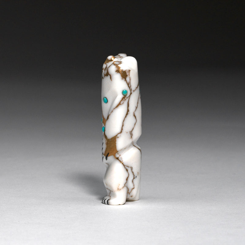 Michael Laweka: Gold quartz, Standing Bear