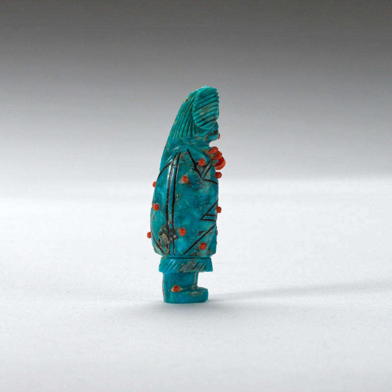 Claudia Peina: Turquoise, Maiden Grandmother Coral Inlay