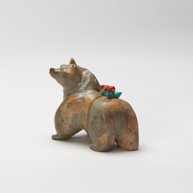 Freddie Leekya: Zuni Stone, Bear with Bundle.