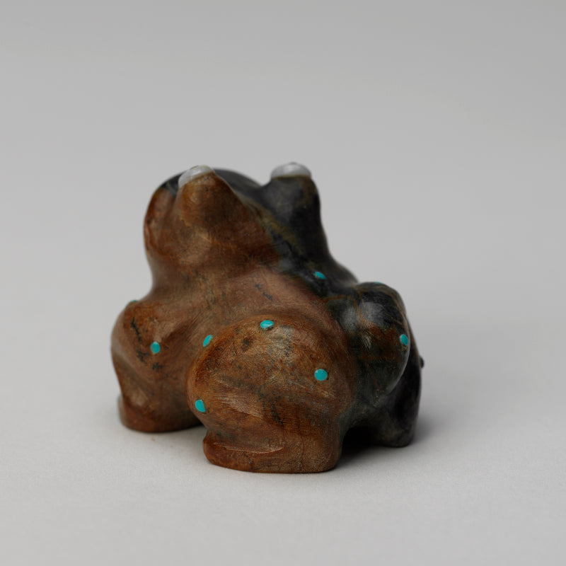 Hayes Leekya: Picasso Marble, Frog w/ White Shell Eyes