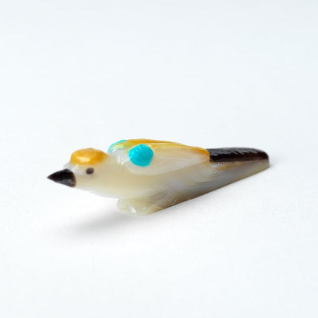 Freddie Leekya: Turquoise/Penn Shell MOP, Bird