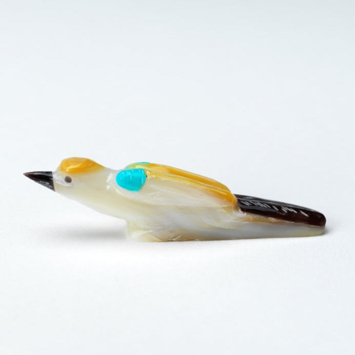 Freddie Leekya: Turquoise/Penn Shell MOP, Bird