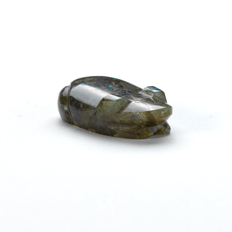 Clayton & Abby Panteah: Labradorite, Frog