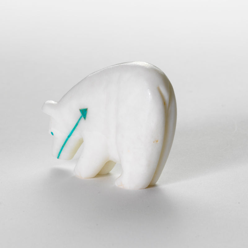 Andres Quandelacy: White Marble, Bear