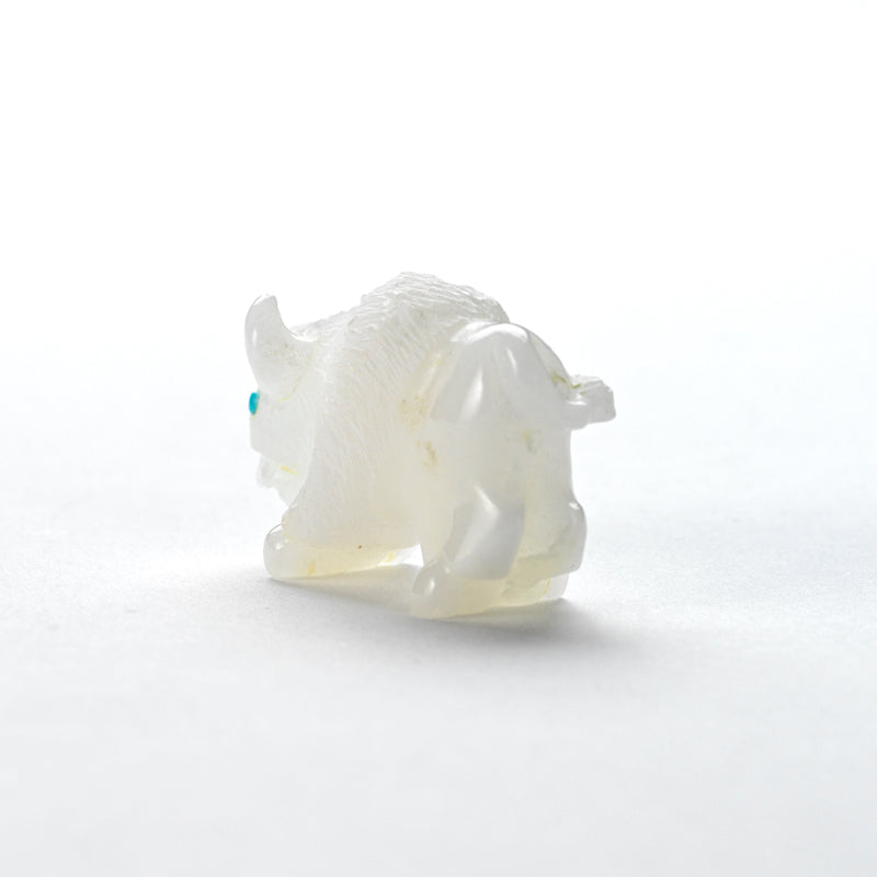 Vincent Chavez: White Alabaster, Bison