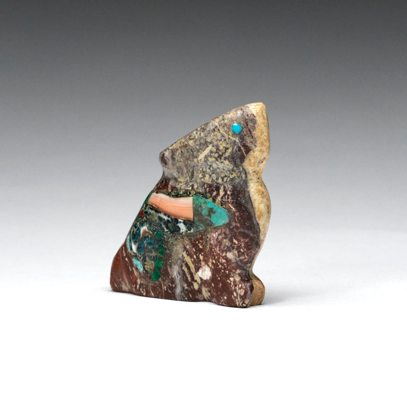 Jayne Quam: Magnesite, Wild Horse, Rabbit With Mosaic Inlay