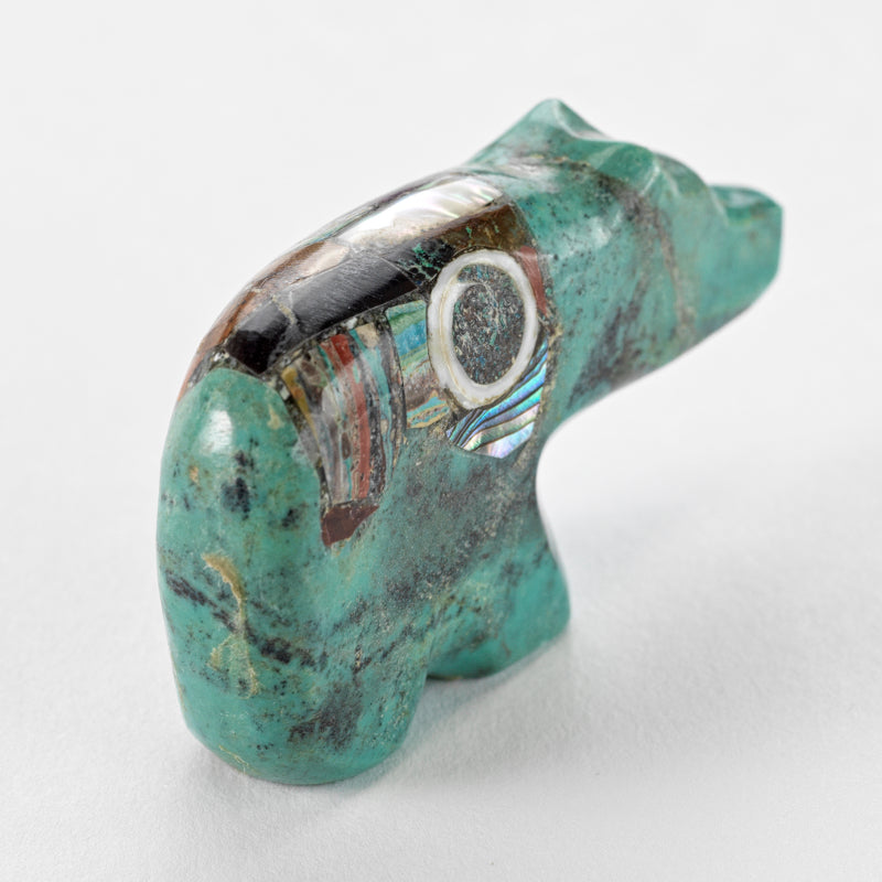 Jayne Quam: Turquoise, Bear  Mosaic Inlay